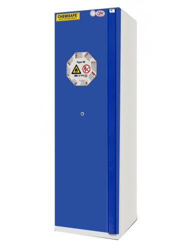 Safety cabinet for lithium batteries with one door LITHIUMSAFE CHEMISAFE